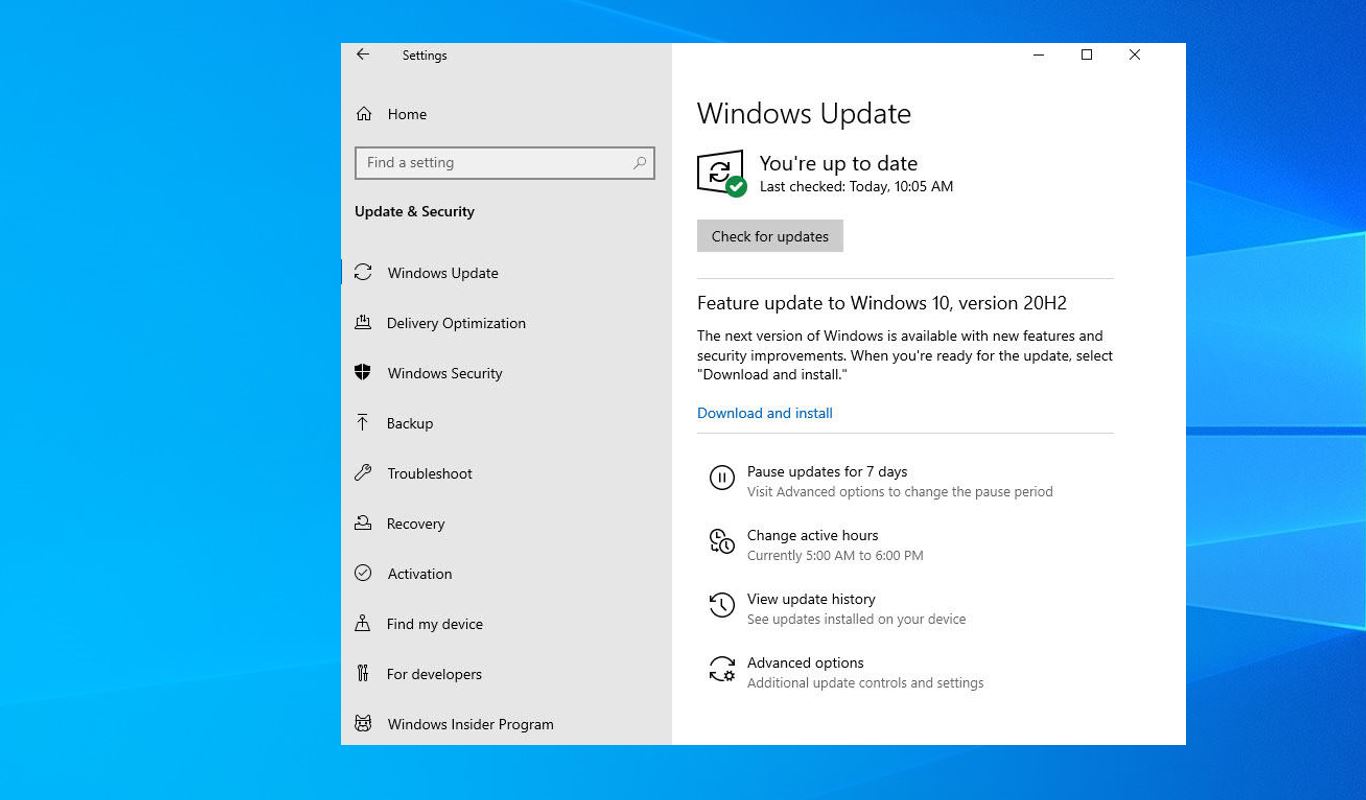 latest windows 10 update download