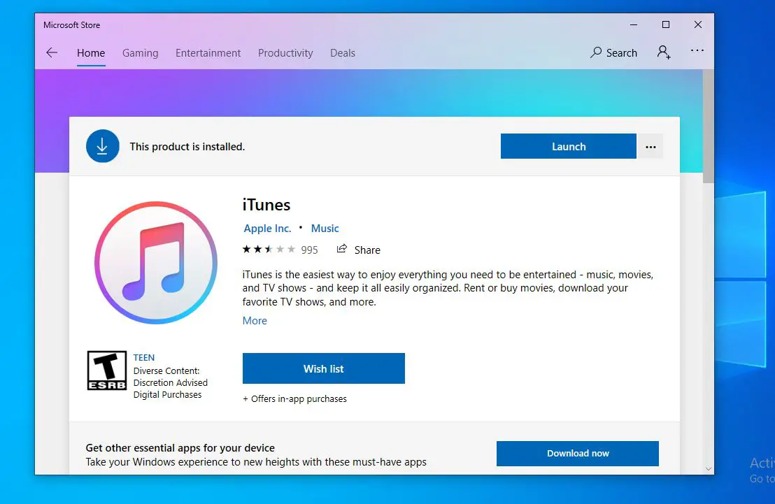 itunes app store