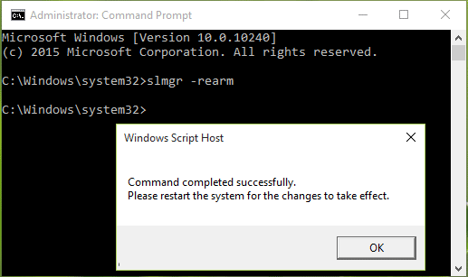 How to remove the current Windows license