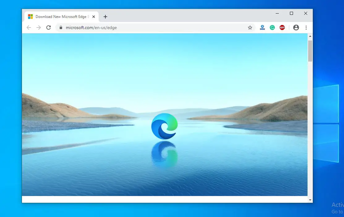 update microsoft edge browser windows 10