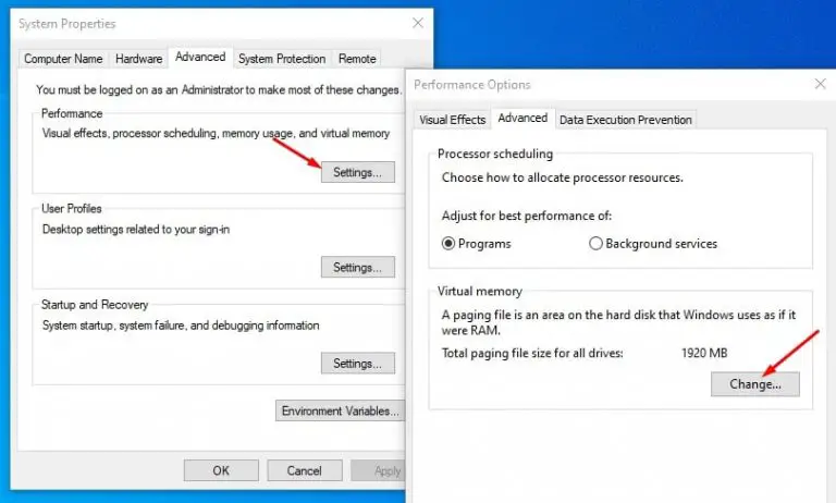Adjust Virtual Memory on windows 10 October 2020 update (A Quick Guide)