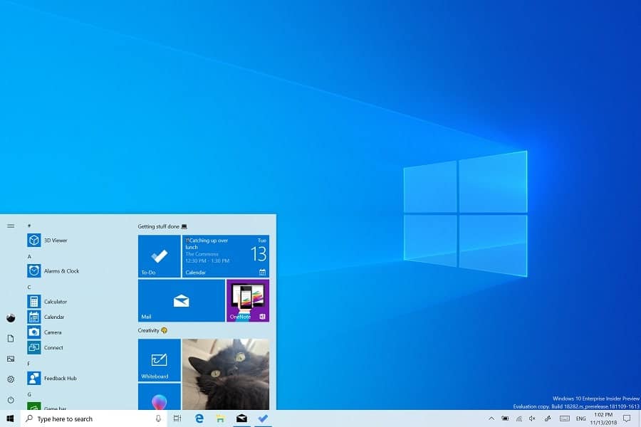 Neues Glitzerdesign für Windows 10