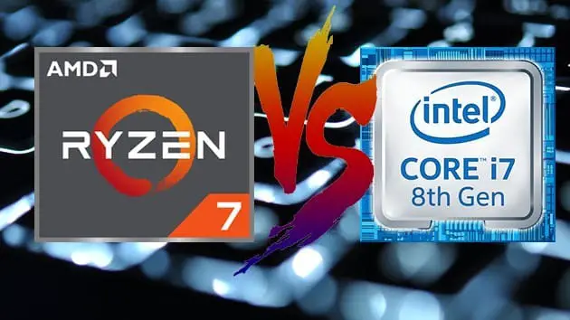 Intel Core i7 und AMD RYZEN 7