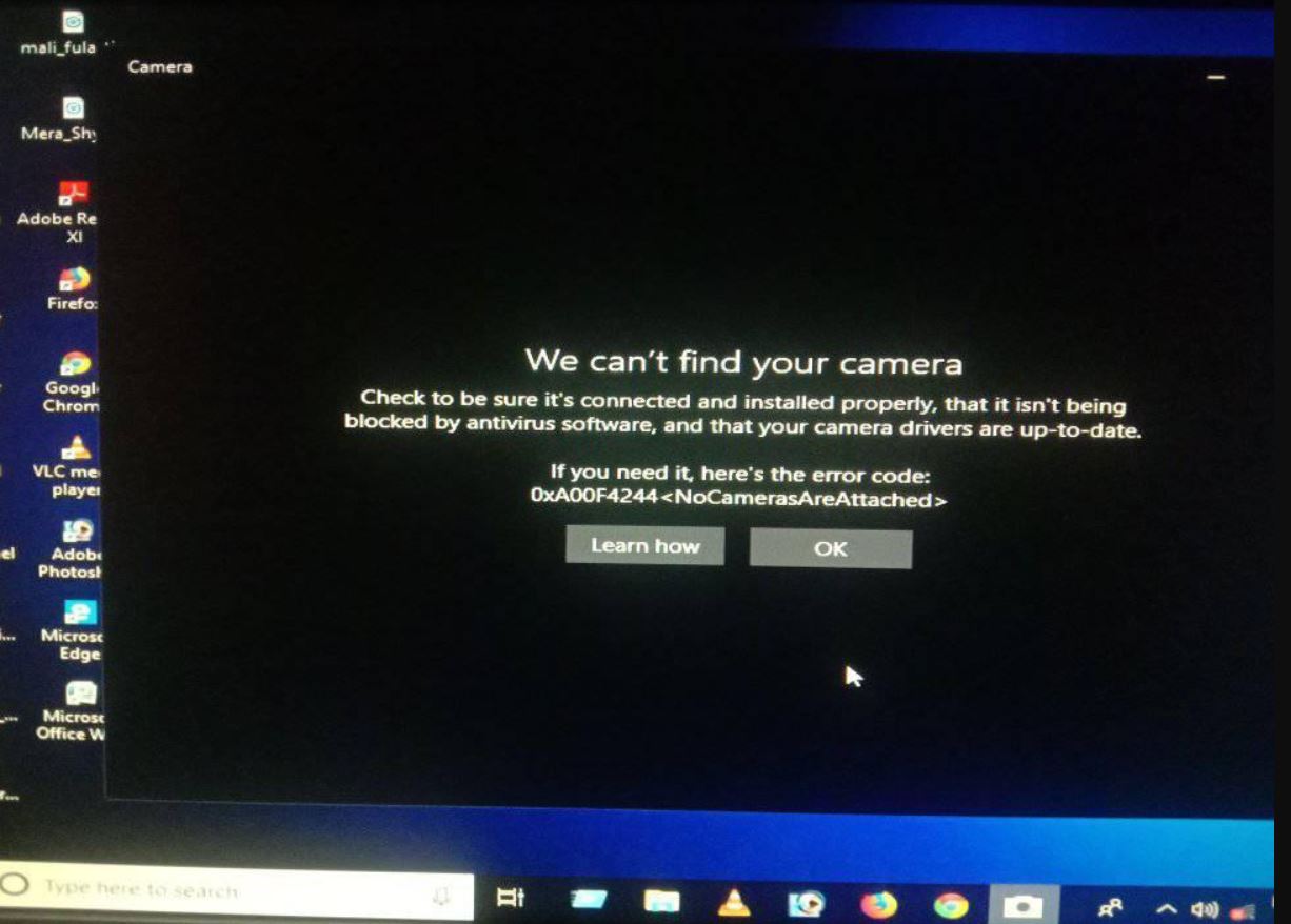 laptop webcam not working with skype