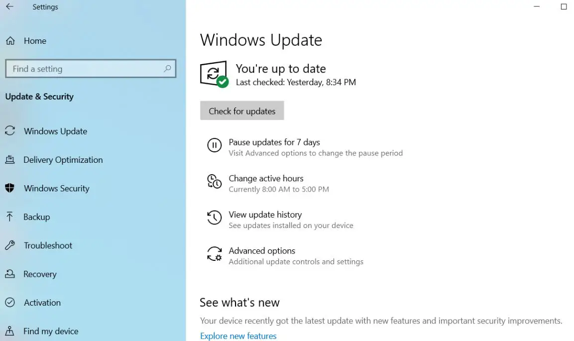 reset and re-register windows update components