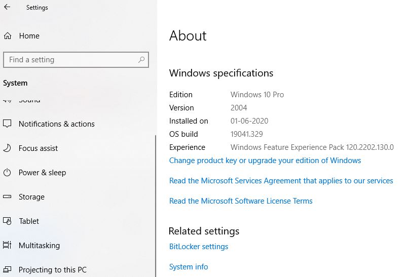 Windows 10 Pro-Funktionen