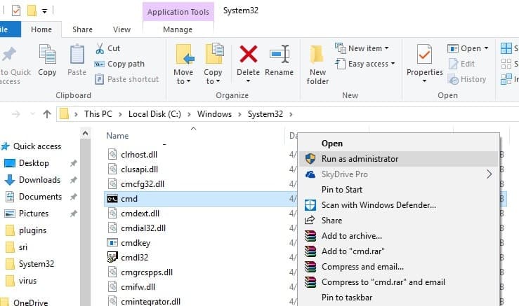 Open Command Prompt From File Explorer