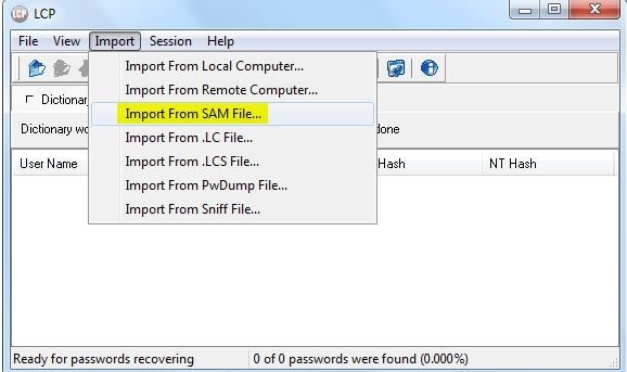 Reset Windows 10 Password with LCP
