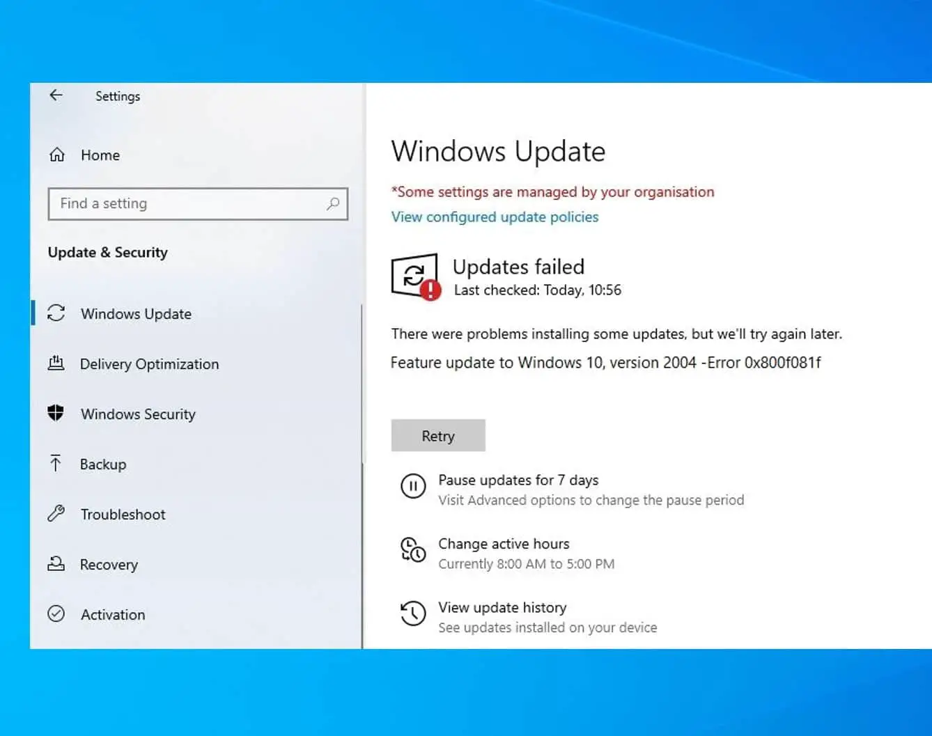 update windows 10 to latest version