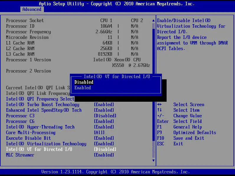 Enable Virtualization On BIOS 