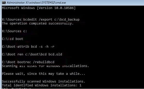 active boot disk repair mbr