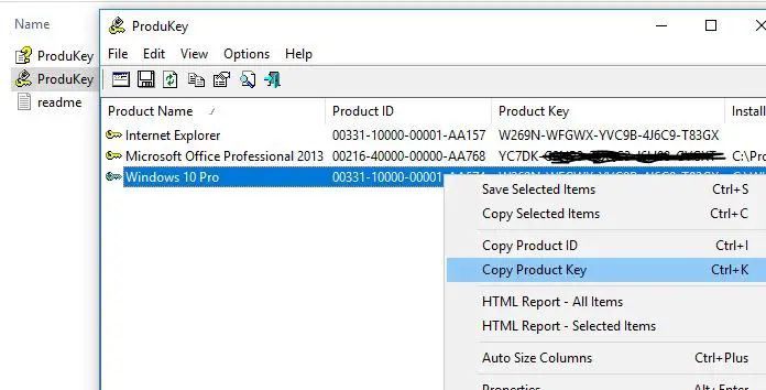 check Windows 10 Product Key