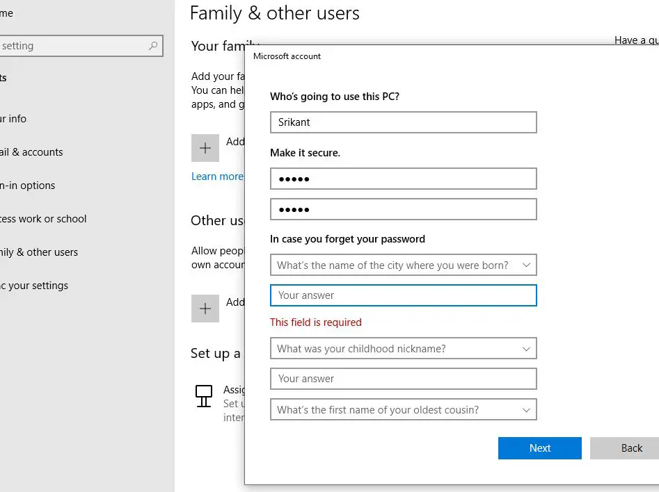 how to change windows live id on xbox without password