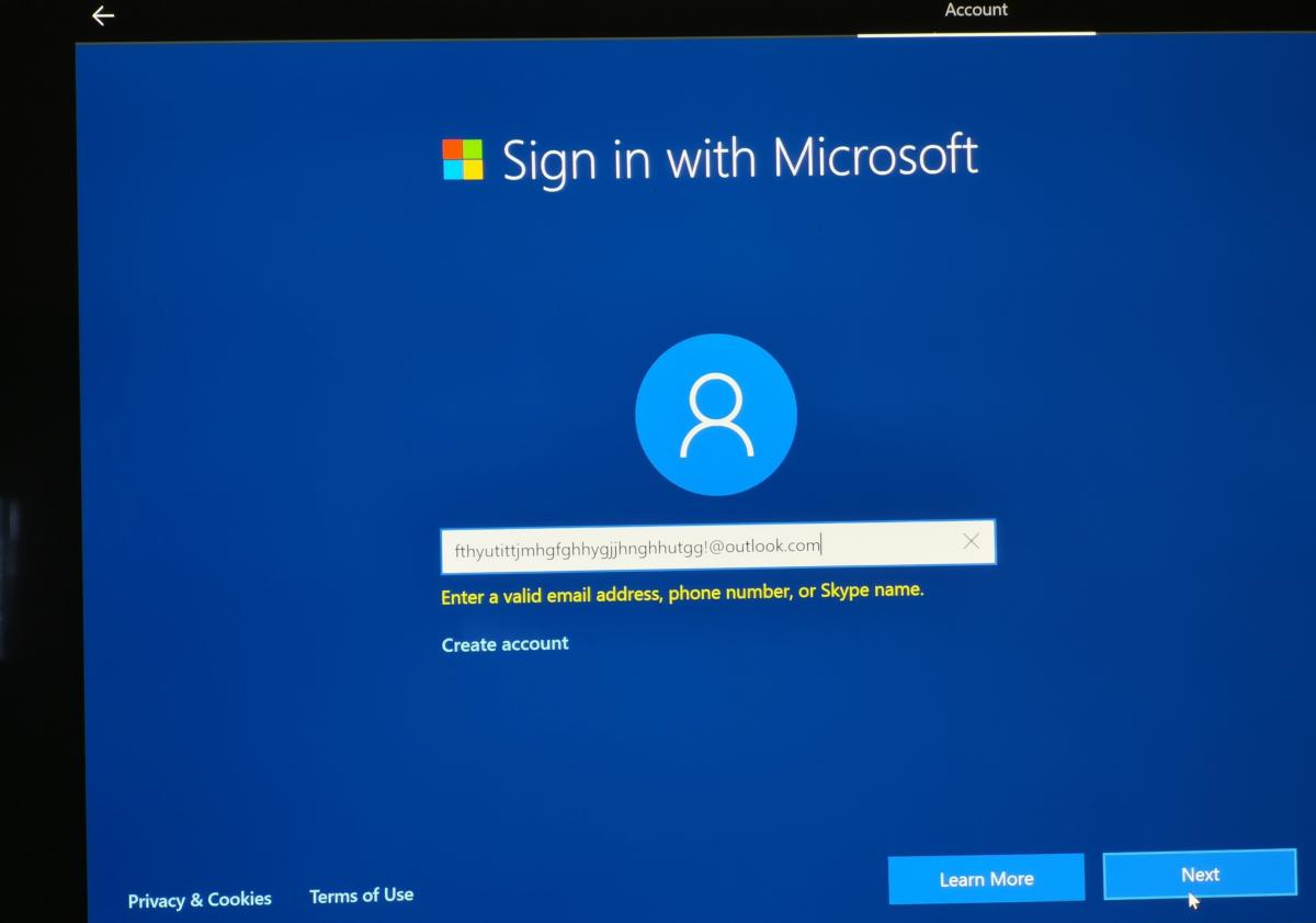 how to change my microsoft account in windows 10