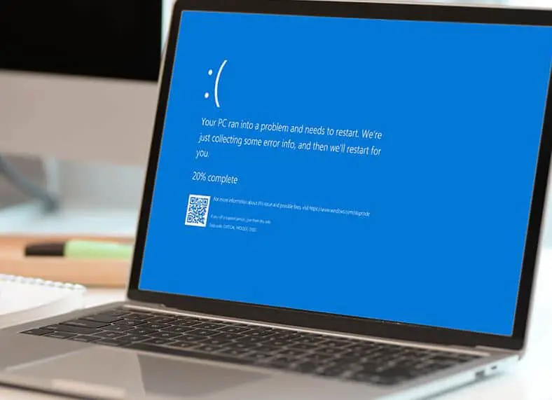 Blue screen error Windows 11