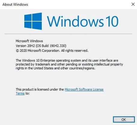 Windows 10 Build 19042