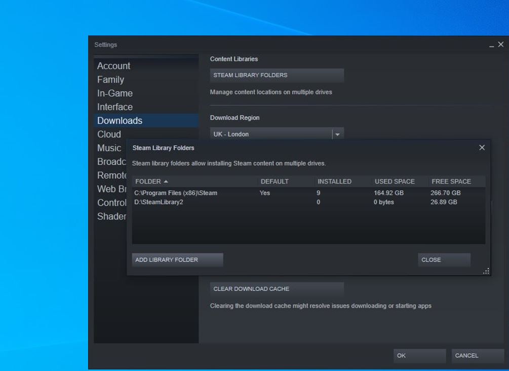 how to change steam game install location
