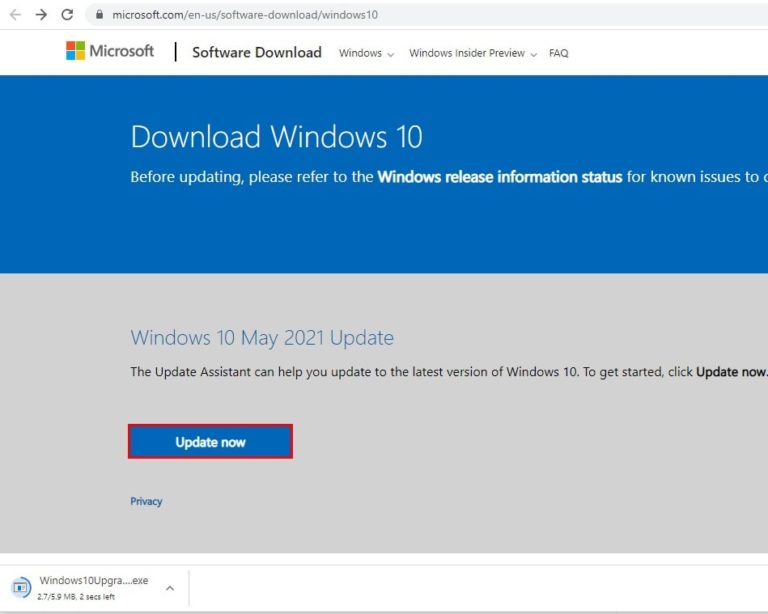 download windows 10 upgrade assistant tool download