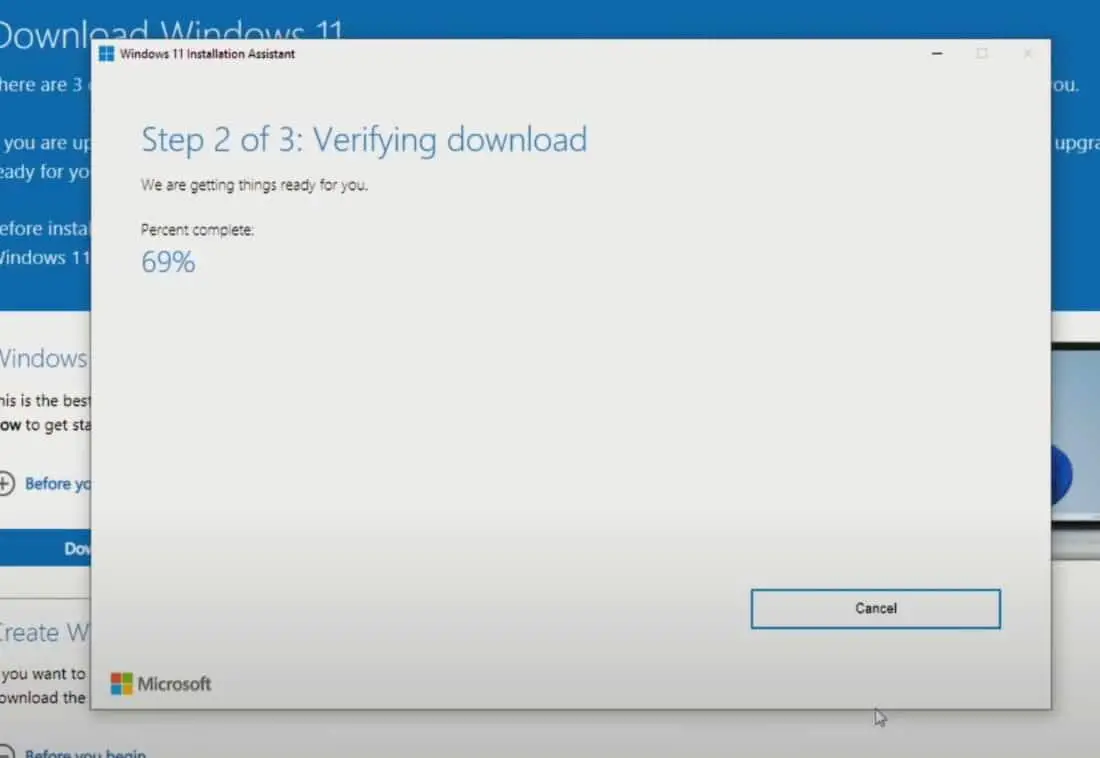 Überprüfen Sie den Windows 11-Setup-Assistenten