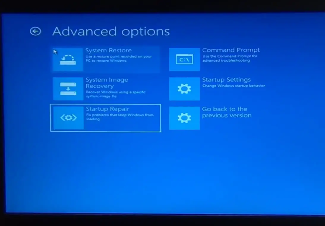 Access Advanced options