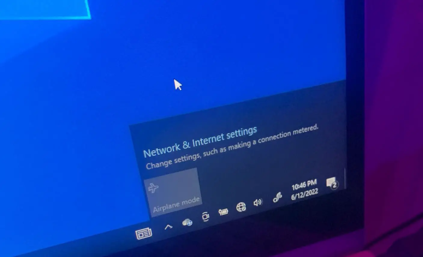Internet not working windows 10