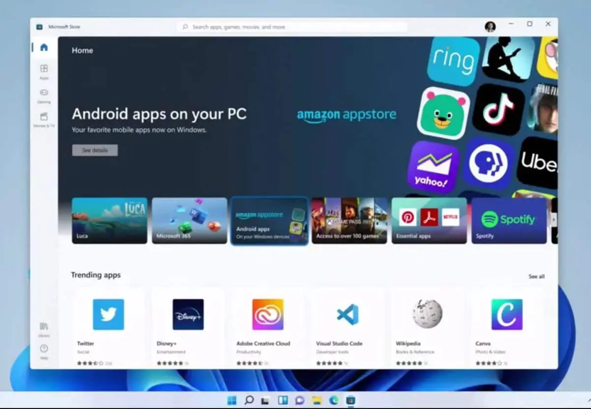 Android-Apps unter Windows 11