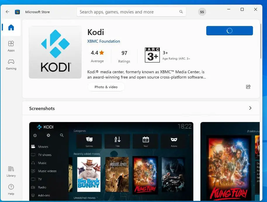 Kodi for windows 11