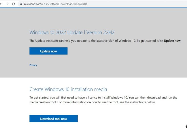 Windows 10 22H2 build 19045 ISO Direct download link (Updated)