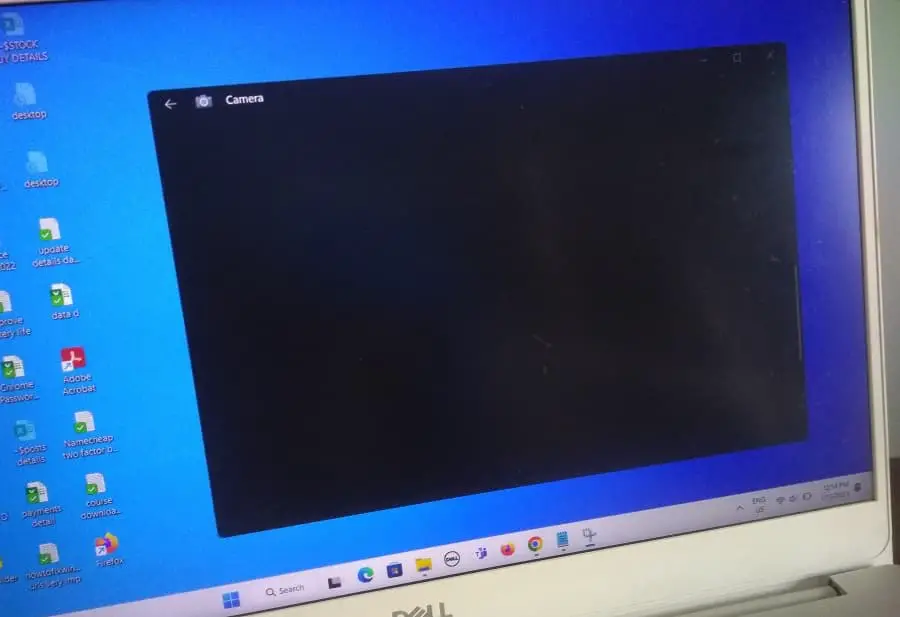 Laptop Camera not working windows 11
