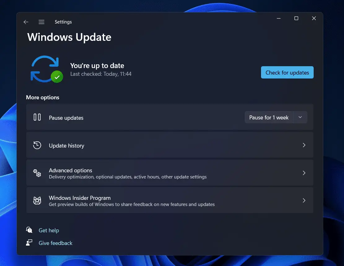 Windows 11 updates