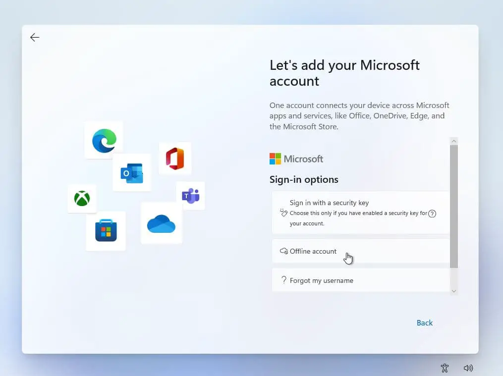 Create User Account in Windows 11