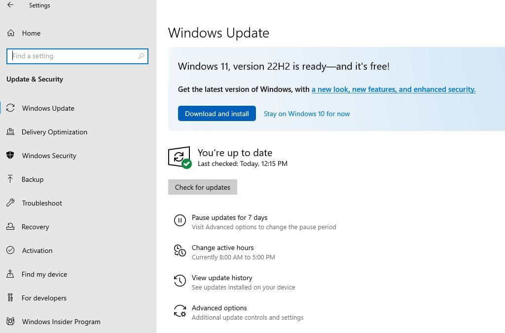 Windows 11 22H2 download free