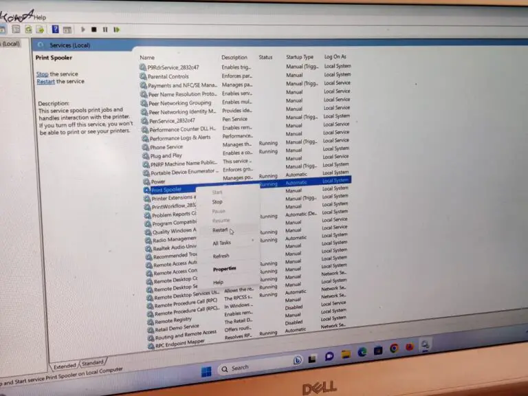 How to Restart or Reset print spooler service (Fix printer problems)