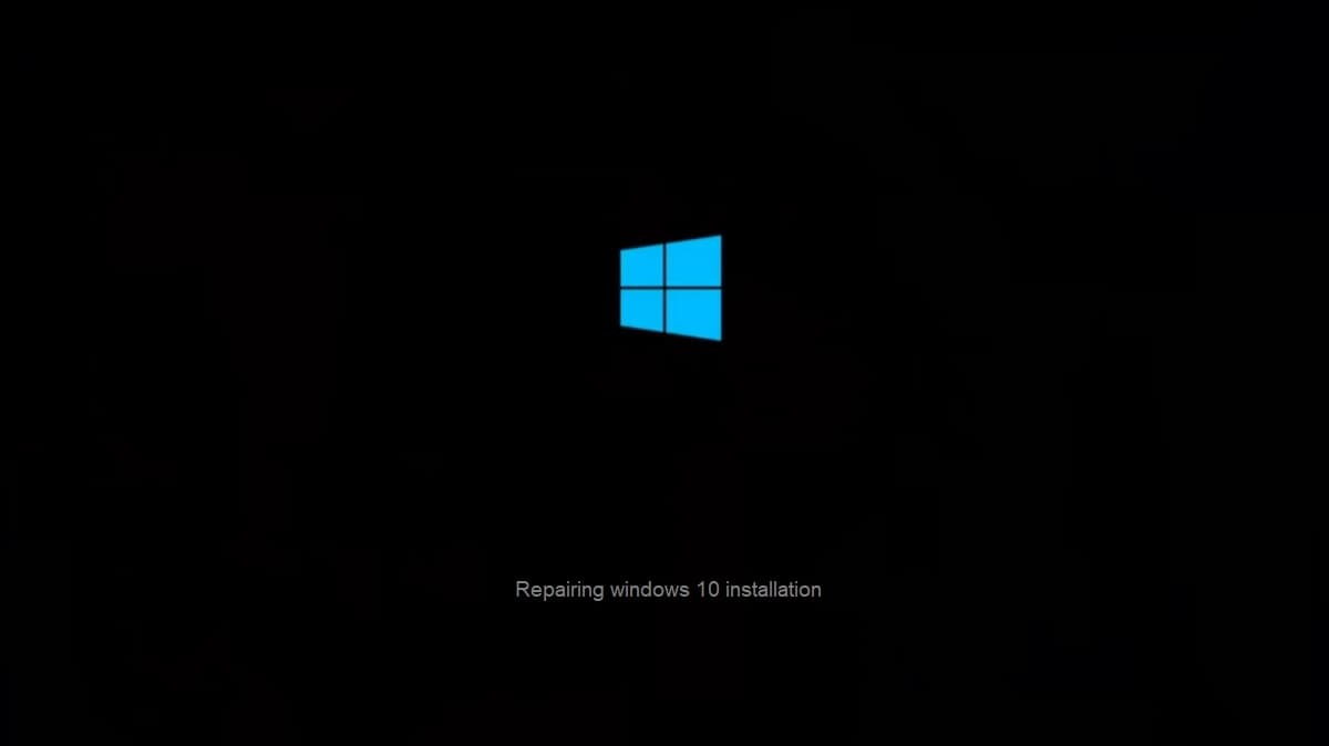 Repair windows 10 installation without losing data