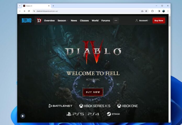 Высокое использование памяти Diablo 4